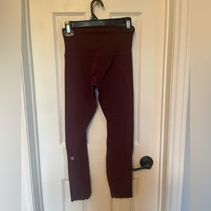 Lululemon Scalloped Leggings
